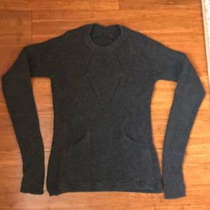 Lululemon Dark Gray 100% wool machine washable